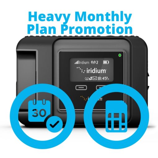 Iridium GO Heavy Monthly Plan Promotion