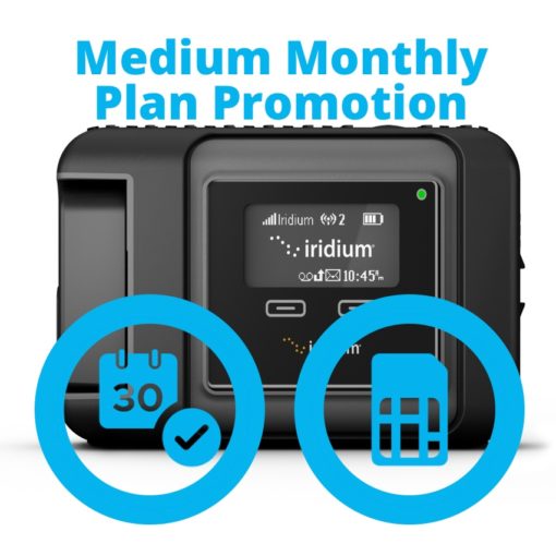 Iridium GO Medium Monthly Plan Promotion